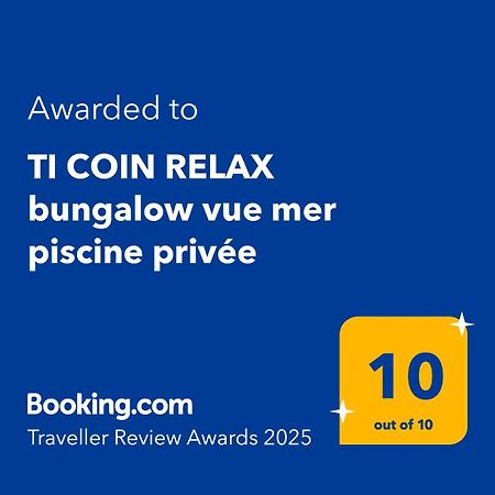 Ti Coin Relax Bungalow Vue Mer Piscine Privee Saint-Francois  Exteriör bild