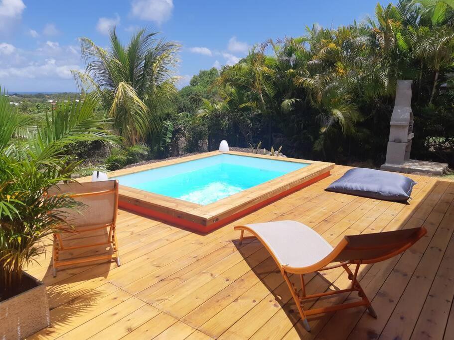 Ti Coin Relax Bungalow Vue Mer Piscine Privee Saint-Francois  Exteriör bild