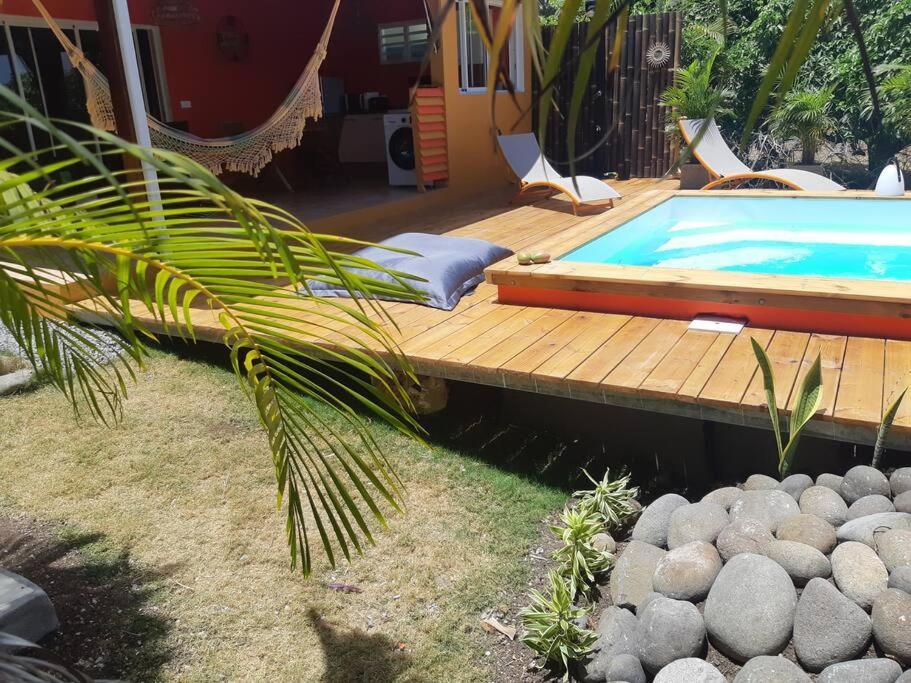 Ti Coin Relax Bungalow Vue Mer Piscine Privee Saint-Francois  Exteriör bild