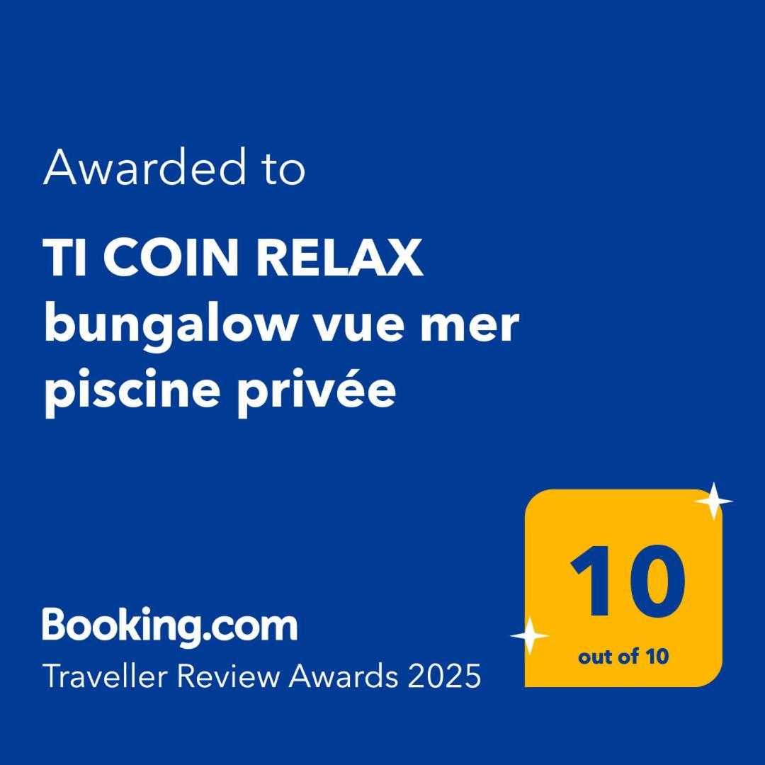 Ti Coin Relax Bungalow Vue Mer Piscine Privee Saint-Francois  Exteriör bild